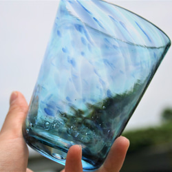 手作りガラス　sparkle 〈blue〉 1枚目の画像