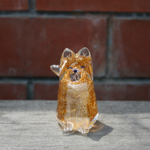 手作りガラス 北きつね オーナメント その他置物 小樽 ilponte 通販