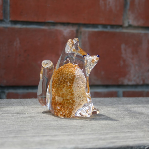 手作りガラス 北きつね オーナメント その他置物 小樽 ilponte 通販