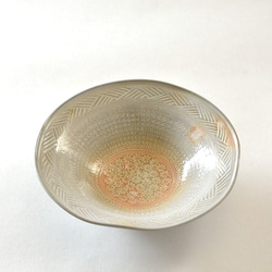 京焼　三島手「小鉢」　宮里絵美作　陶器 2枚目の画像