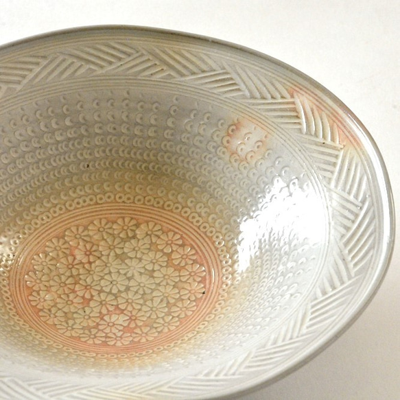 京焼　三島手「小鉢」　宮里絵美作　陶器 3枚目の画像