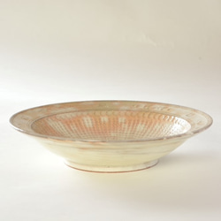 京焼　三島手「福の字鉢」　柴田窯作　陶器 2枚目の画像
