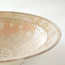 京焼　三島手「福の字鉢」　柴田窯作　陶器 6枚目の画像