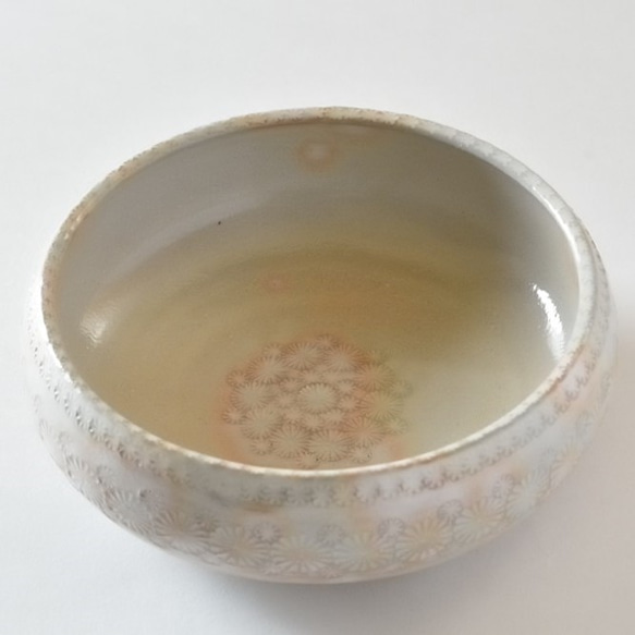 京焼　三島手「丸小鉢」　宮里絵美作　陶器 2枚目の画像