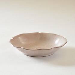 京焼「花形豆皿」　宮里絵美作　陶器 2枚目の画像