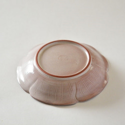 京焼「花形豆皿」　宮里絵美作　陶器 3枚目の画像