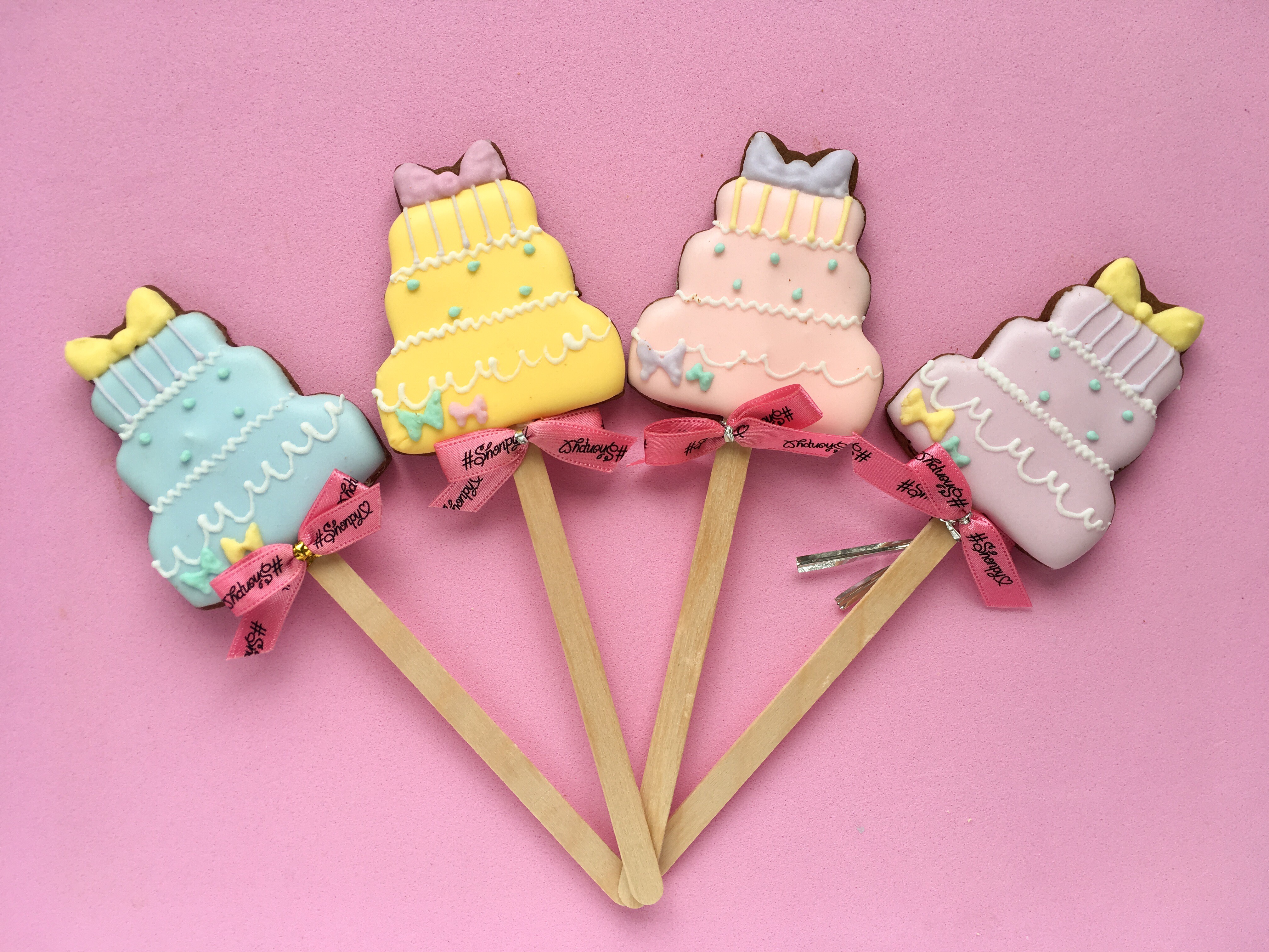 オーダー　ロリポップ クッキー★アイシングクッキー ケーキのロリポップクッキー アイシングクッキー ホワイトデー
