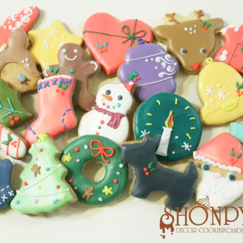 Decorated Christmas Cookies | Miki-Neko Kitchen - YouTube