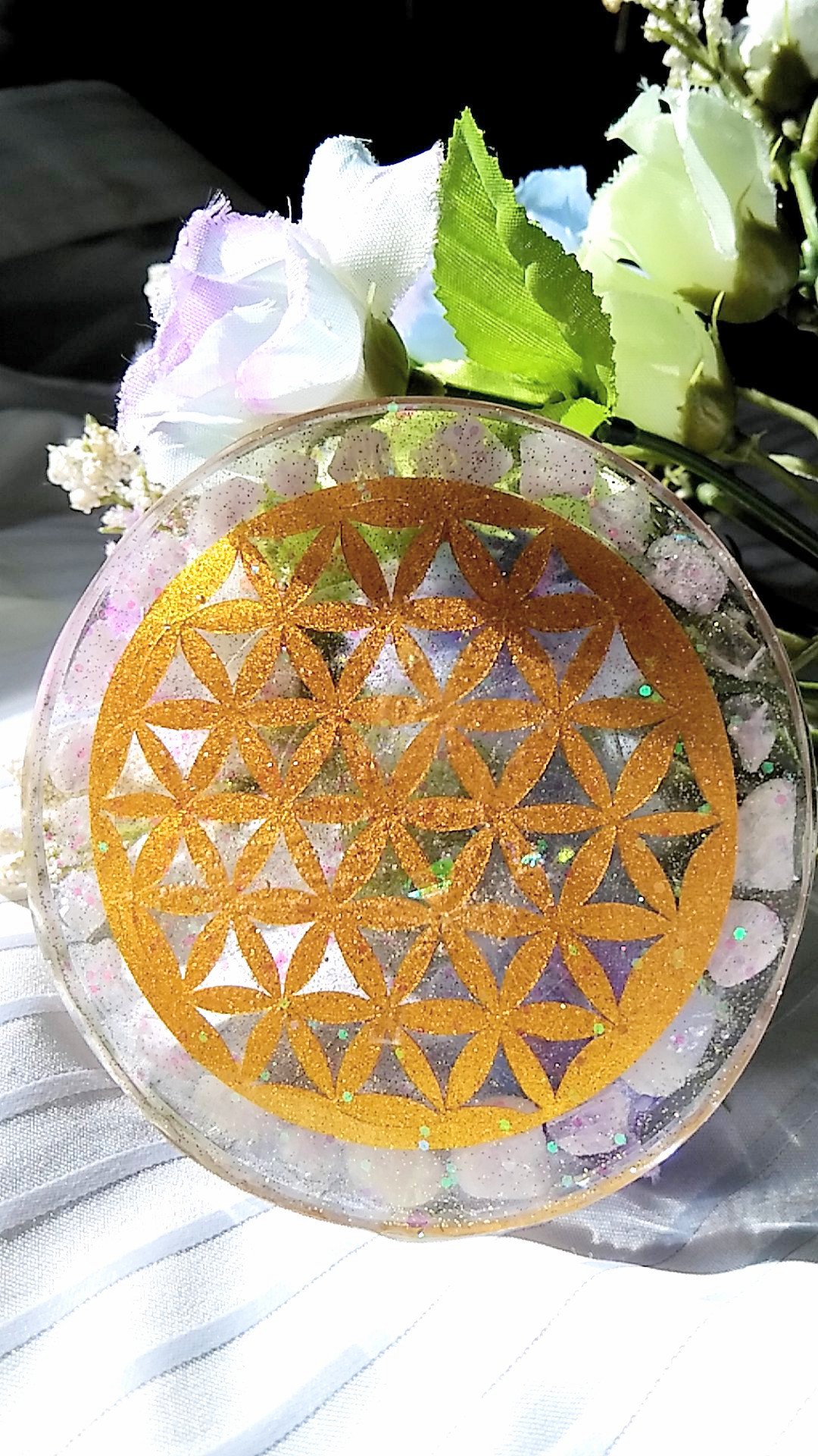 フラワー・オブ・ライフのエネルギープレート 7,200円