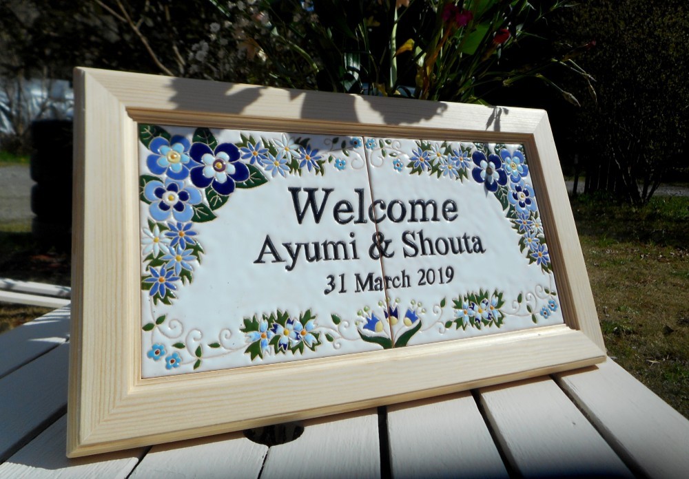 ウェルカムボード　木枠付き【受注制作】
