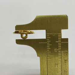 10個 13mmゴールド/シルバー ヴィンテージボタン M3　メタル 3枚目の画像
