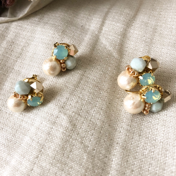 funwari bijou pierce or earring 1枚目の画像