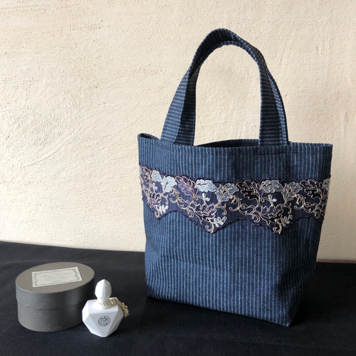 レーストートバッグ トートバッグ amico 通販 9678947｜Creema