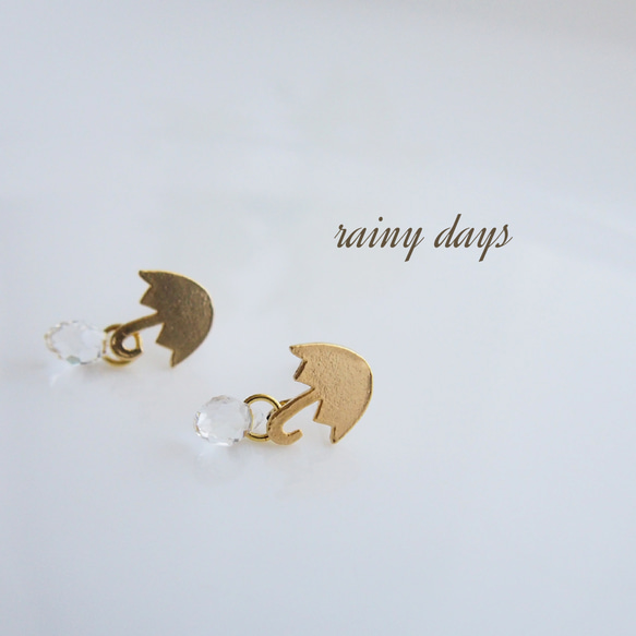 【SV925】 rainy days / pierce 2枚目の画像