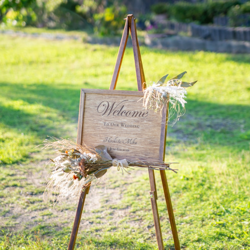 木製 イーゼル】結婚式 ウェディング ウェルカムボード 木製 イーゼル】結婚式 ウェディング ウェルカムボード