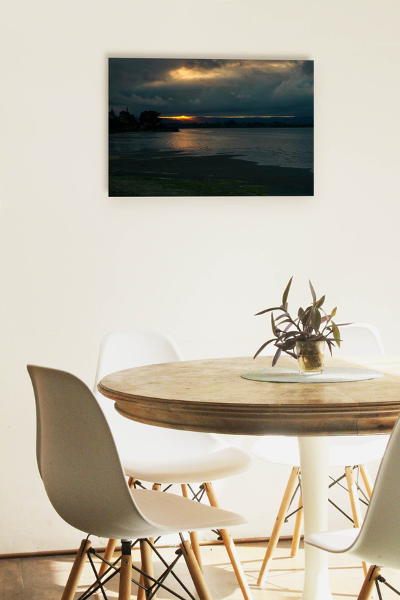 "海の夕焼け" ウォールアートプリント 高画質ファイル 最大100cmプリント可 1枚目の画像