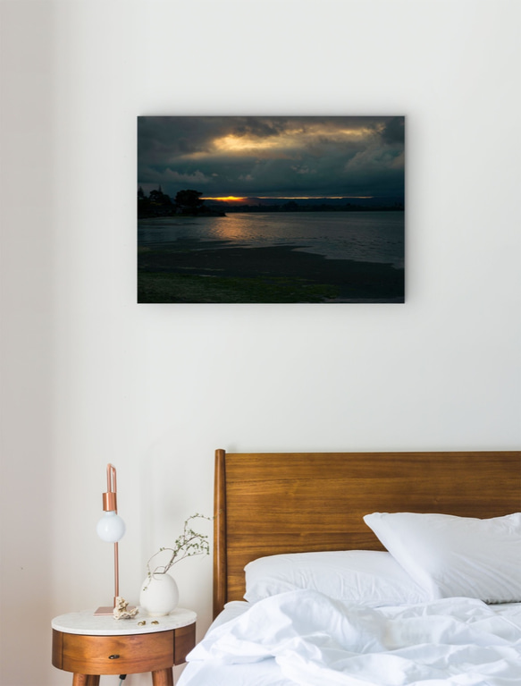 "海の夕焼け" ウォールアートプリント 高画質ファイル 最大100cmプリント可 4枚目の画像