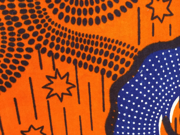 アフリカンプリント×ローレルバーチ 猫 パネル地 エスニック ロング ティアード スカート 8枚目の画像