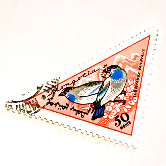 10個蒙古小鳥郵票（外國郵票/舊郵票）|古董/年份 第3張的照片