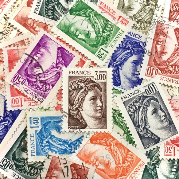 法國郵票瑪麗安（薩賓）15枚（外國郵票/舊郵票）| 古董/復古 第2張的照片