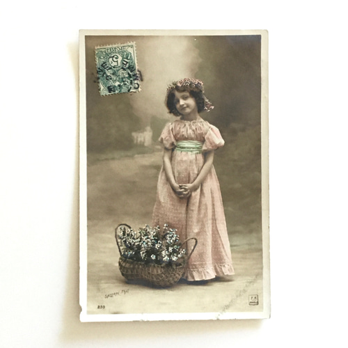 アンティーク ポストカード チェリーブロッサムと美しい少女 楽天市場】アンティークシリーズ桜 Cherry Blossom*ダイカット