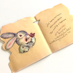 復古賀卡復活節（兔、花、蛋）6 種套裝 | 美國 美國 第5張的照片