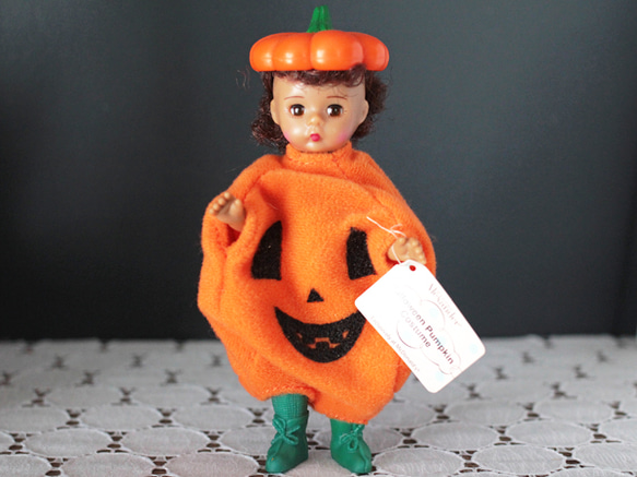 HalloweenPumpkinCostume ハロウィンカボチャ衣装｜マクドナルドUSA×マダムアレクサンダードール 1枚目の画像