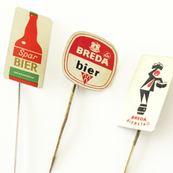 復古帽子別針[BREDA]啤酒廣告集（荷蘭） 第2張的照片