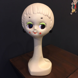 ヘッドマネキンガール「Twiggy」｜レプリカ 1枚目の画像