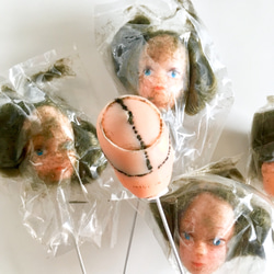 橡膠娃娃臉部件+ 5支套裝|死貨·復古 第2張的照片