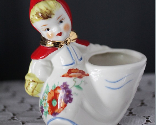 アメリカ1970-80年代レフトン社手描きでどの角度からも可愛過ぎる赤ちゃん陶器 アメリカ1970-80年代レフトン社手描きでどの角度からも可愛