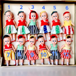 微型塑料娃娃7號|死股票老式古董 第4張的照片