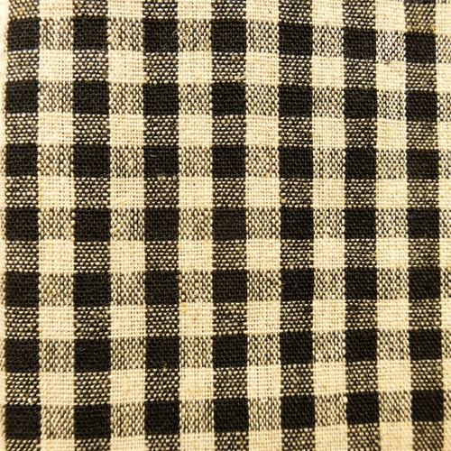 綿麻ギンガムチェックのブックカバー＊文庫本 ブックカバー manoaa