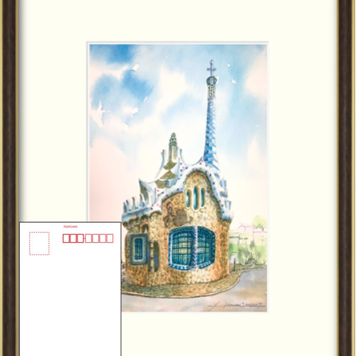 直接買付 アクリル 印象派 バルセロナ 海景 アート スペイン　バルセロナ 楽天市場】スペイン 6枚セット ( 街並 町 バルセロナ グラシア