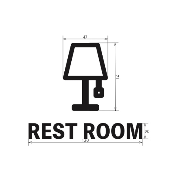 ピクトサイン_REST ROOM 2枚目の画像