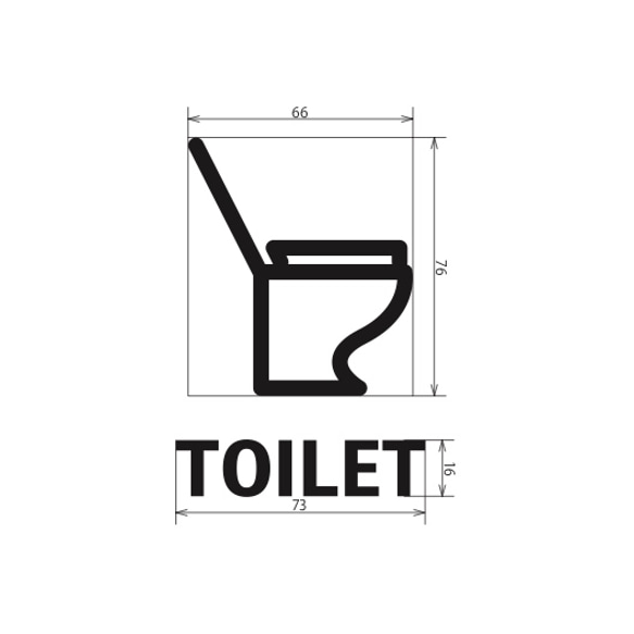 ピクトサイン_TOILET(便器) 2枚目の画像