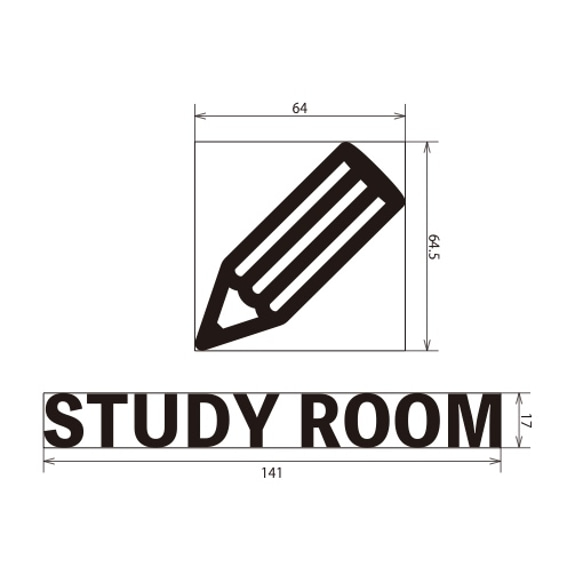 ピクトサイン_STUDY ROOM 2枚目の画像