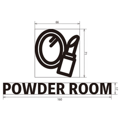 ピクトサイン_POWDER ROOM 2枚目の画像