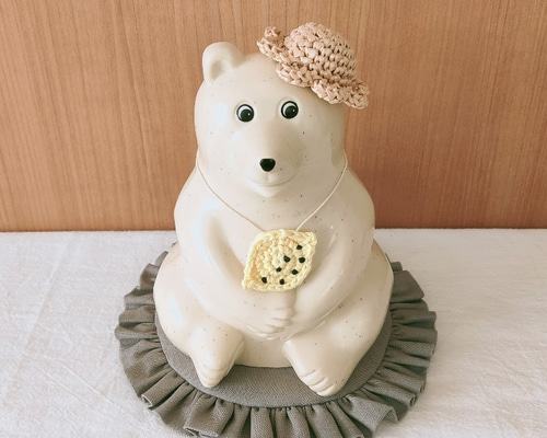 しろくま貯金箱用 まるごとレモンの飾り その他素材 kinoao