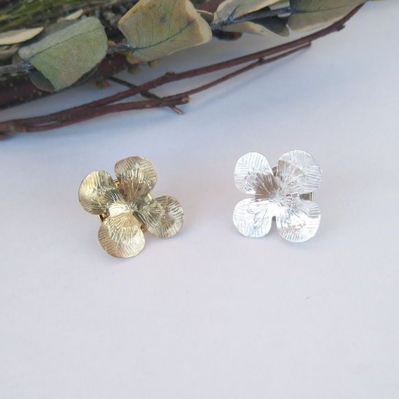 シルバー950四つ葉クローバーブローチ ブローチ appartement paris