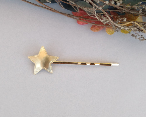 真鍮星のヘアピン ヘアピン appartement paris 通販 12750334｜Creema