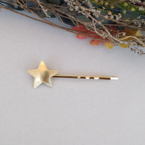 真鍮星のヘアピン ヘアピン appartement paris 通販 12750334｜Creema