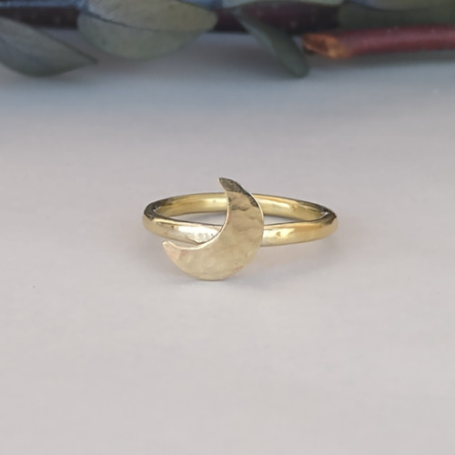 真鍮三日月リング 指輪・リング appartement paris 通販 12999801