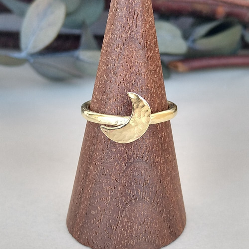 真鍮三日月リング 指輪・リング appartement paris 通販 12999801