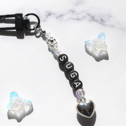 文字変更◉ BEST!! ビーズキーホルダー 韓国 ビーズ 비즈 키링