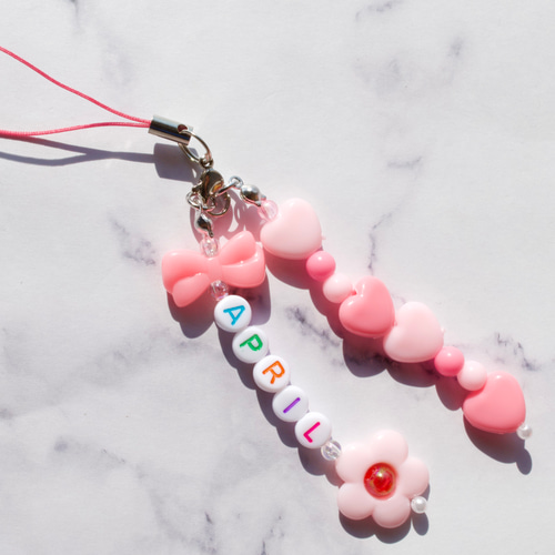 210814B】ビーズ キーホルダー 韓国 オーダー nct テイル itzy