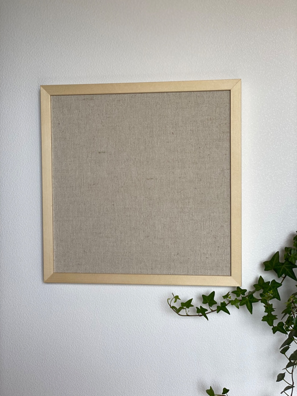 壁に貼る 軽量 キャンバス 額縁 セット 白縁麻布 絵画 Tako Workshop