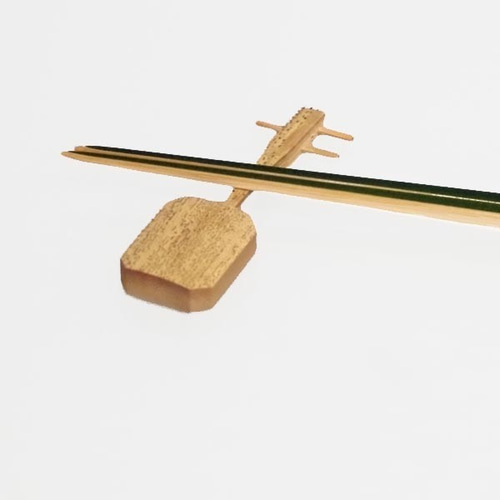 遊び心満載 京都の竹製箸置 三味線箸置 箸・箸置き takeyasan 通販