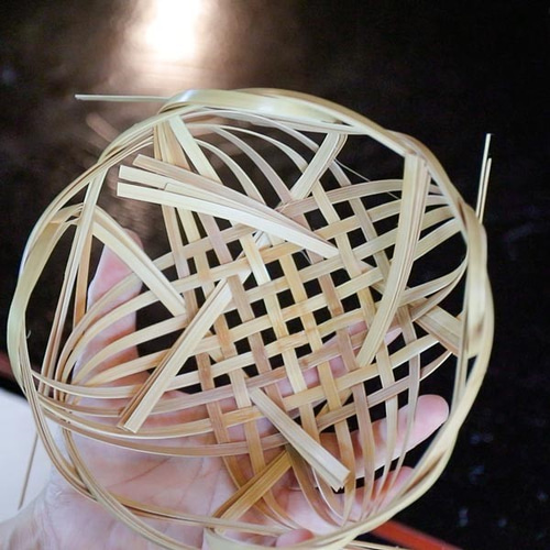 京の七夕】竹細工オンラインワークショップ「四海波花篭