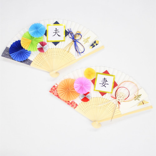 送料無料＊扇子プロップス 夫＆妻 和装前撮り アイテム フォト